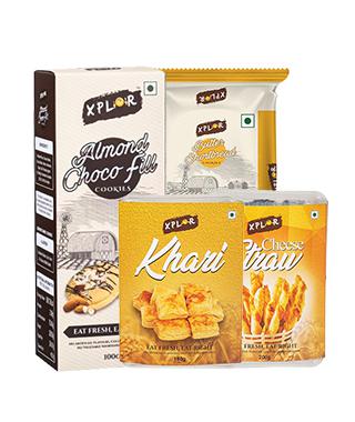 Snacks, Cookies, Khari & Cheese Straw
