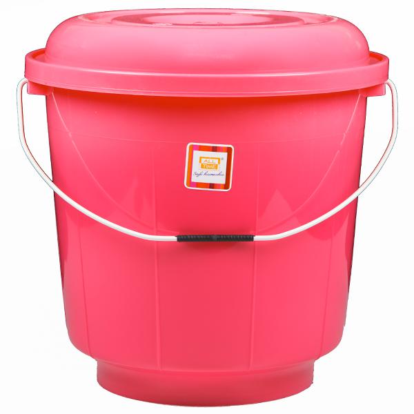 pink plastic pails