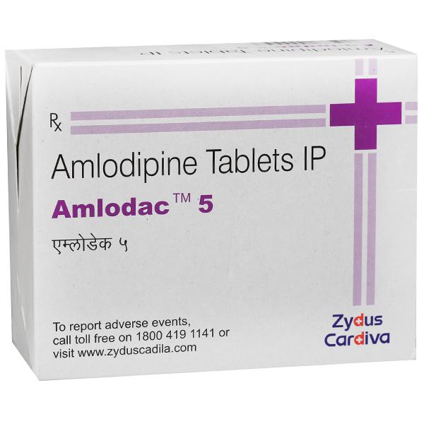 Amlodac 5 mg Tablet (30 Tab): Price, Overview, Warnings, Precautions, Side  Effects & Substitutes - ZYDUS HEALTHCARE LIMITED | SastaSundar.com