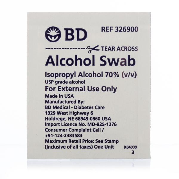 bd alcohol pads