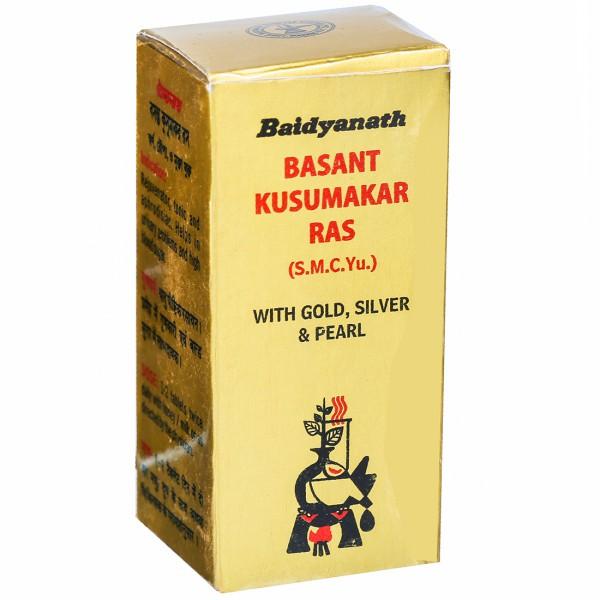 Buy Baidyanath Basant Kusumakar Ras Smcyu 50 Tablets Online At Best Price In India 