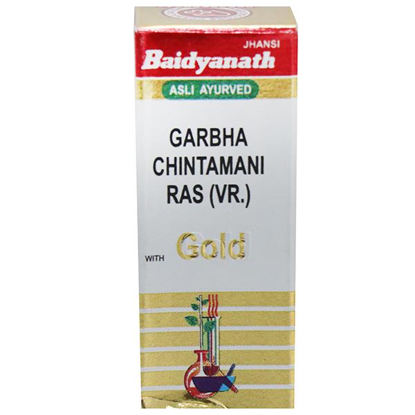 Buy Baidyanath Garbha Chintamani Ras Gold Vr 10 Tablets Online Sastasundar Com