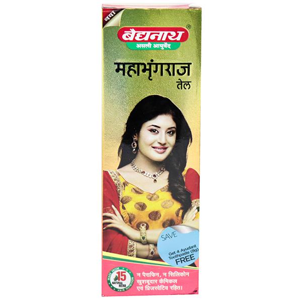 Buy Baidyanath Maha Bhringraj Hair Oil 200 ml Online at Best price in India  | Flipkart Health+