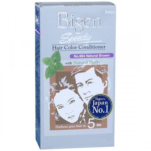 Buy Bigen Speedy Hair Color Conditioner Natural Brown 884 (40 g + 40 g)  Online at Best price in India | Flipkart Health+