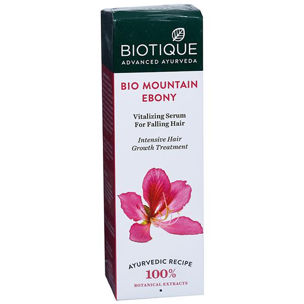 Buy Biotique Bio Mountain Ebony Vitalizing Serum for Falling Hair 120 ml  Online at Best price in India | Flipkart Health+
