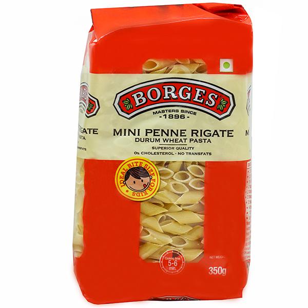 Buy Borges Mini Penne Rigate Durum Wheat Pasta 350 g Online at Best price  in India | Flipkart Health+