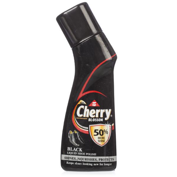 Cherry Blossom Black Liquid Shoe Polish 