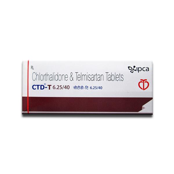 Ctd T 6.25/40 mg (10 Tab): Price, Overview, Warnings, Precautions, Side  Effects & Substitutes - IPCA | SastaSundar.com