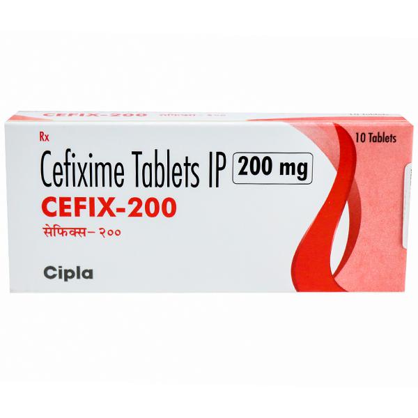 Cefix 200 mg Tablet (10 Tab)