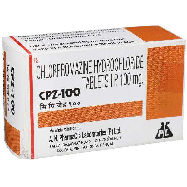 Cpz 100 Mg Tablet 10 Tab Price Overview Warnings Precautions Side Effects Substitutes A N Pharmacia Laboratories P Ltd Sastasundar Com
