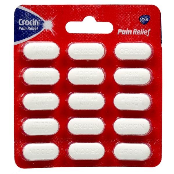 Buy Crocin Pain Relief Tablet 15 Tab Online Sastasundar Com