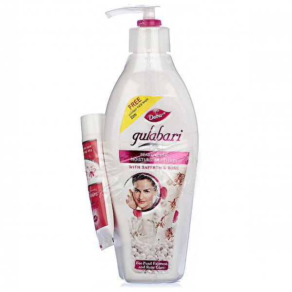 Buy Dabur Gulabari Pearl With Saffron Rose Moist Lotion Free Dabur Gulabari Face Wash Ml 0 Ml Online Sastasundar Com