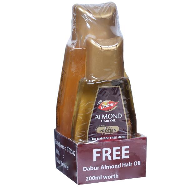 Buy Dabur Almond Hair Oil (Free Dabur Almond Hair Oil 200 ml) 500 ml Online  at Best price in India | Flipkart Health+