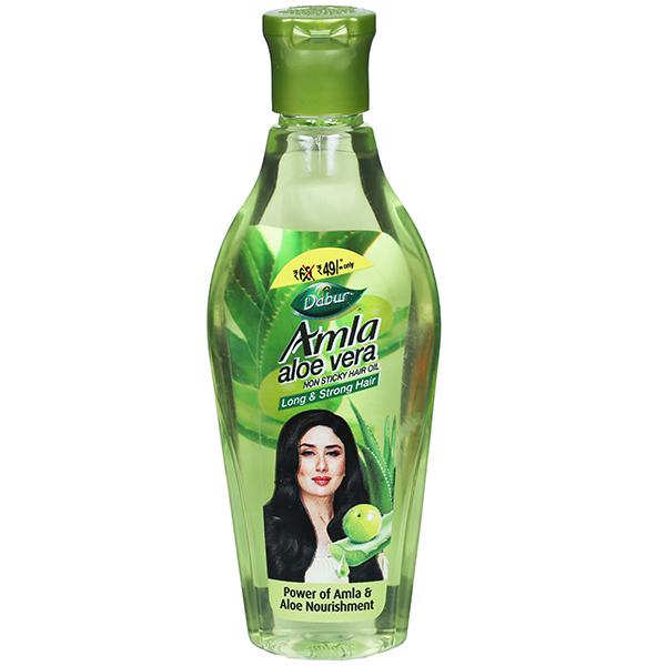 Buy Dabur Amla Aloe Vera Non Sticky Hair Oil 100 ml Online at Best price in  India | Flipkart Health+