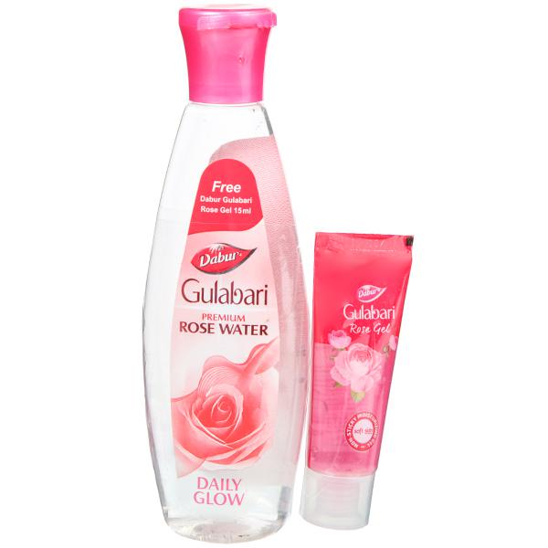 Buy Dabur Gulabari Rose Water Free Dabur Gulabari Rose Gel 15 Ml 1 Ml Online Sastasundar Com