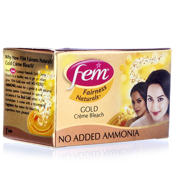 Buy Fem Fairness Naturals Gold Creme Bleach 8 Gm Online