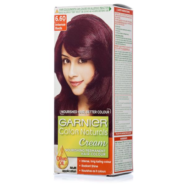 Buy Garnier Color Naturals Creme Riche Nourishing Hair Color  Intense  Red (40 g + 60 ml) Online at Best price in India | Flipkart Health+