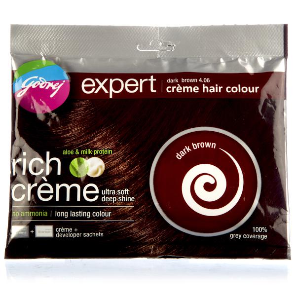 Buy Godrej Expert Rich Creme Hair Colour Dark Brown  (20 g + 20 ml)  Online at Best price in India | Flipkart Health+