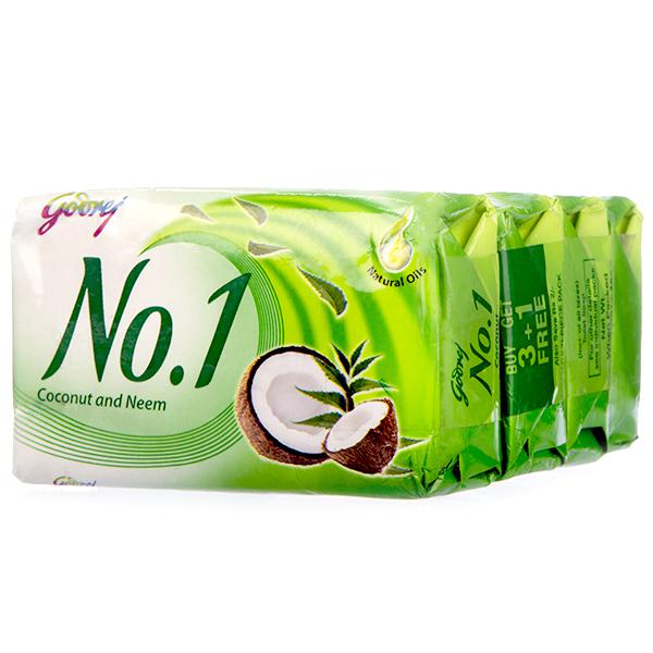 Buy Godrej No 1 Coconut And Neem Soap Buy 3 Get 1 Free 4 X 100 G