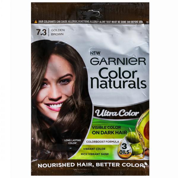 Buy Garnier Color Naturals Ultra Hair Color  Golden Brown (30 ml + 30 g)  Online at Best price in India | Flipkart Health+