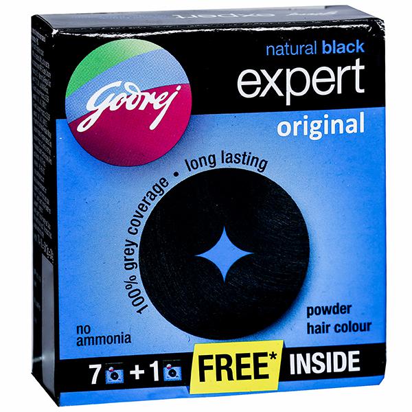 Buy Godrej Expert Original Natural Black Hair Colour (Free Godrej Expert  Original Hair Colour 3 g) 7 x 3 g Online at Best price in India | Flipkart  Health+