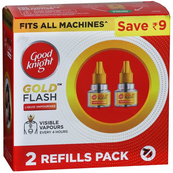 Buy Good Knight Gold Flash Liquid Vapouriser Save Rs 9 2 X 45 Ml