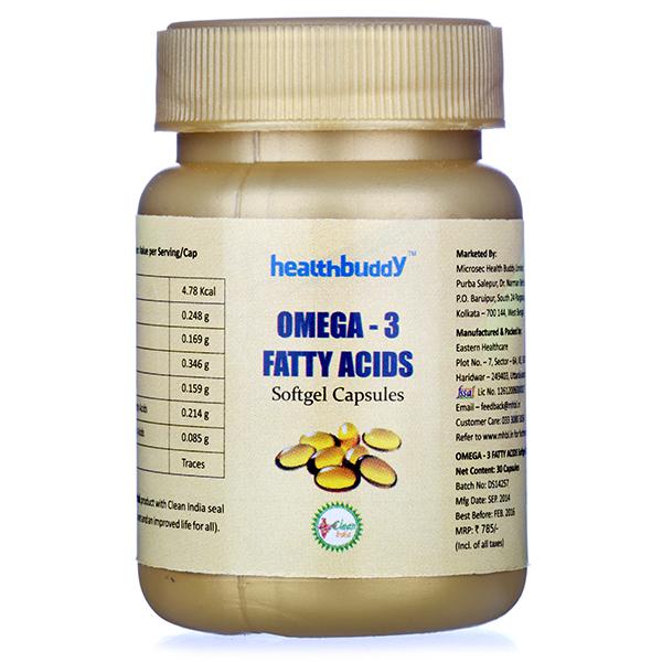 Buy Healthbuddy Omega3 Fatty Acids 30 Softgel Online at Best price in