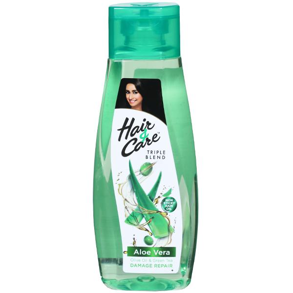 Buy Hair & Care Triple Blend Aloe Vera Olive Oil & Green Tea Damage Repair Hair  Oil 200 ml Online at Best price in India | Flipkart Health+