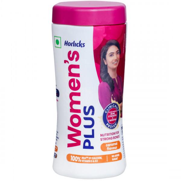 Buy Horlicks Womens Plus Cereal Based Beverage Caramel Flavour Powder Jar 400 G Online At Best