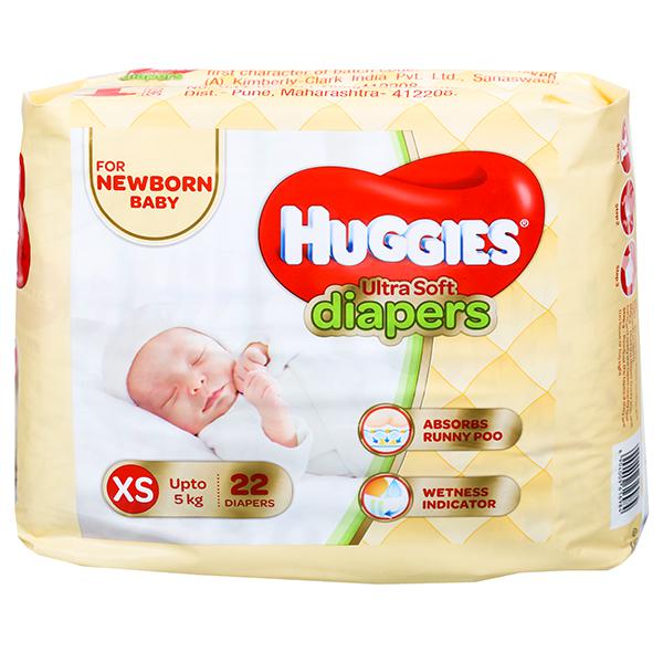 huggies ultra soft for new baby xs size diapers