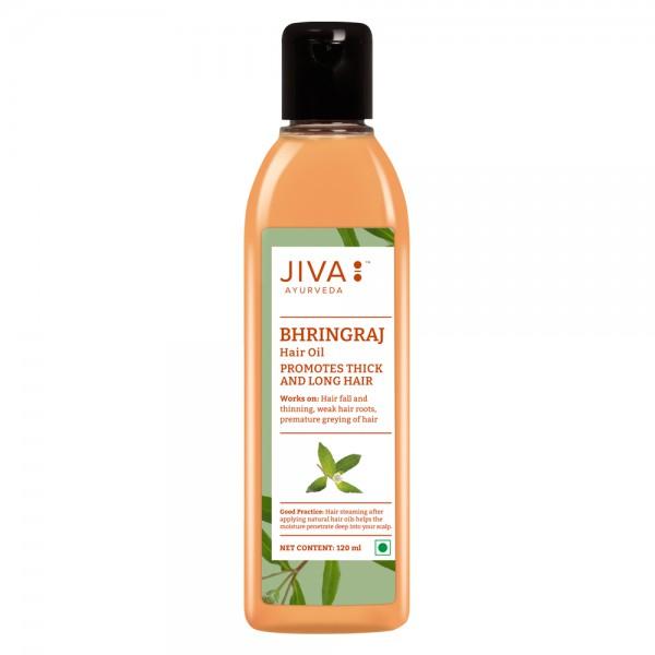 Buy Jiva Bhringraj Hair Oil 120 ml Online at Best price in India | Flipkart  Health+
