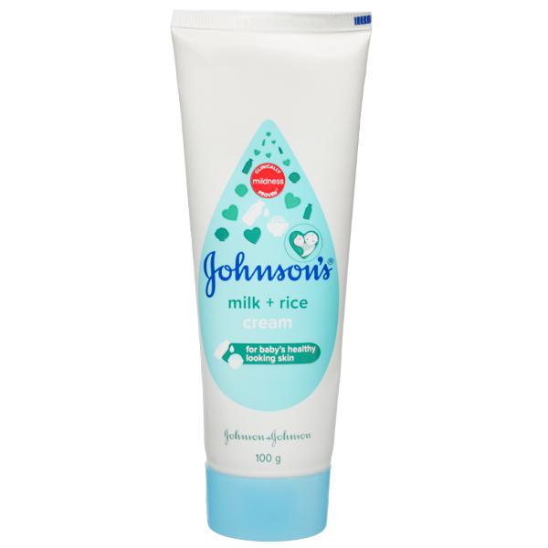 johnson baby milk rice cream