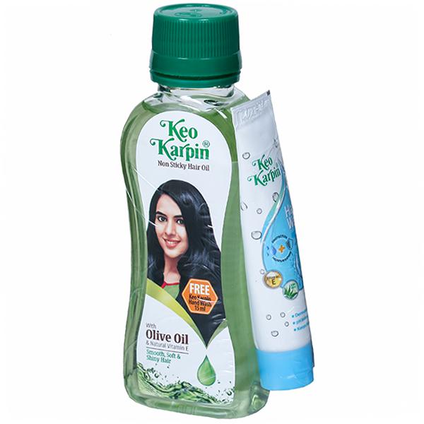 Buy Keo Karpin Non Sticky Hair Oil (Free Keo Karpin Hand Wash 15 ml) 100 ml  Online at Best price in India | Flipkart Health+
