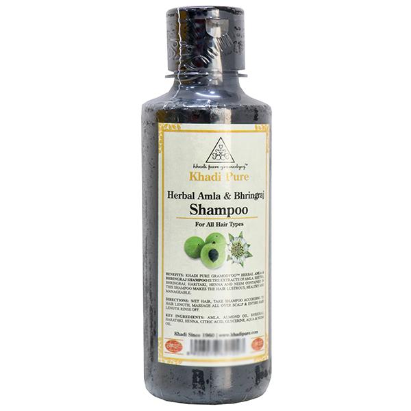 Buy Khadi Pure Herbal Amla & Bhringraj Hair Oil 210 ml Online at Best price  in India | Flipkart Health+