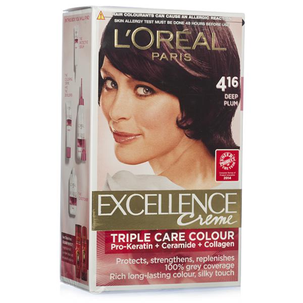 Buy Loreal Paris Excellence Creme Hair Colour 4 16 Deep Plum