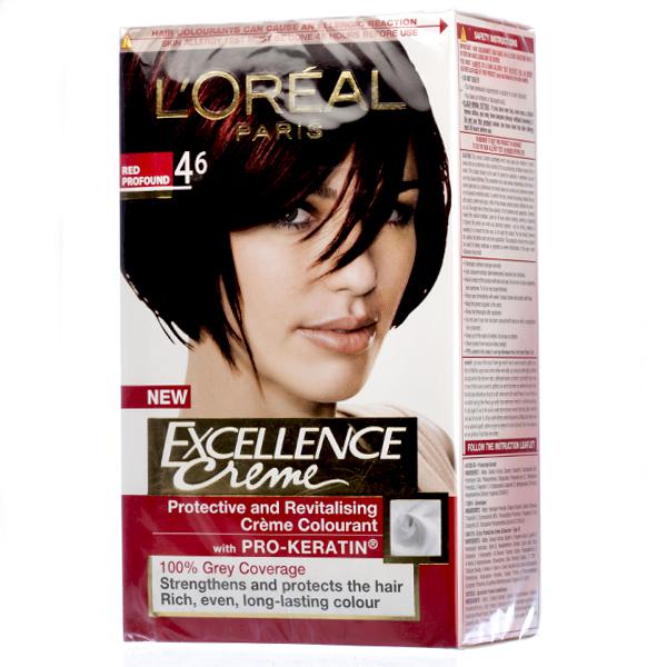 Buy Loreal Paris Excellence Creme Hair Colour  Red Profound (100 g + 72  ml) Online at Best price in India | Flipkart Health+