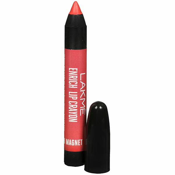 lakme enrich lip crayon peach magnet