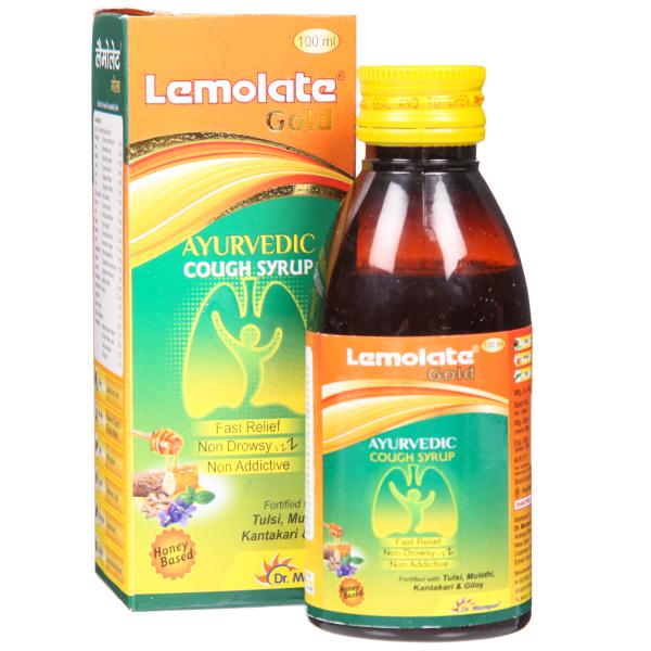 Buy Lemolate Gold Ayurvedic Cough Syrup 100 Ml Online Sastasundar Com