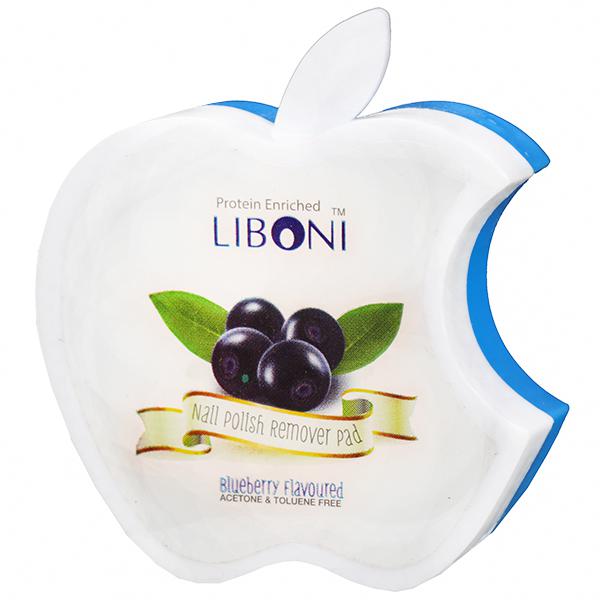 Buy Liboni Nail Polish Remover Pads Blueberry Pack Of 30 Online at Best  price in India | Flipkart Health+