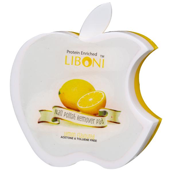 Buy Liboni Nail Polish Remover Pads Lemon Pack Of 30 Online at Best price  in India | Flipkart Health+
