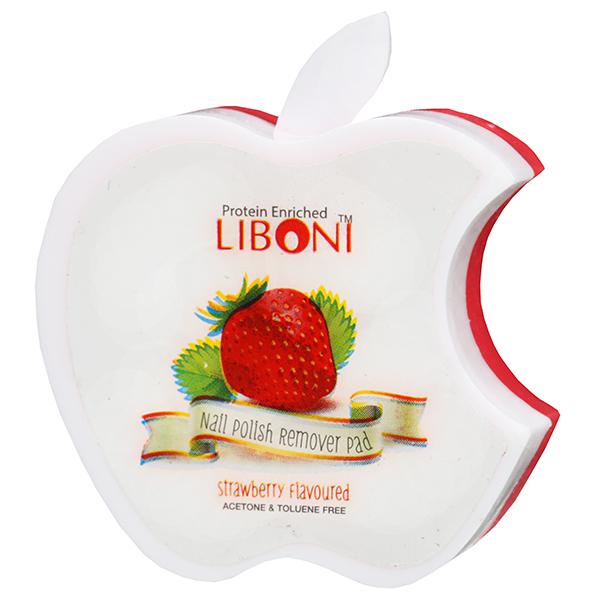 Buy Liboni Nail Polish Remover Pads Strawberry Pack Of 30 Online at Best  price in India | Flipkart Health+