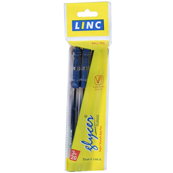 Buy Linc Glycer Classic Blue Ball Pen Pack Of 3 Online Sastasundar Com