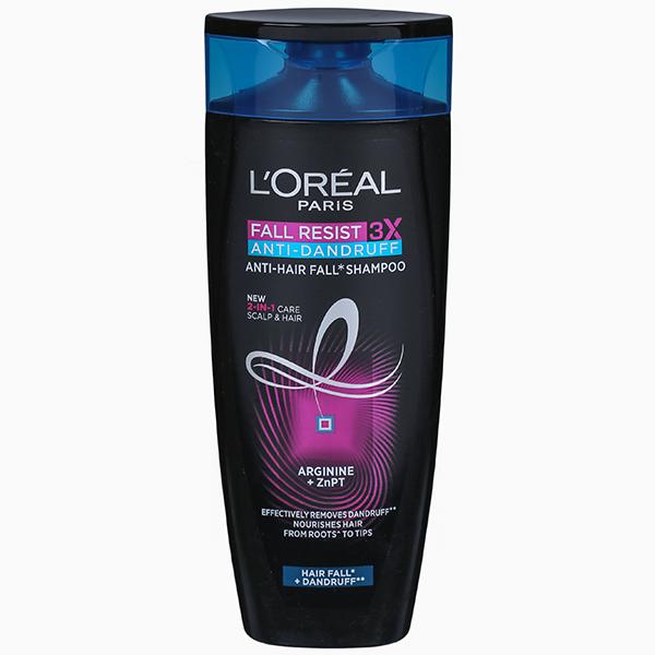 Buy Loreal Paris Fall Resist 3X Anti Dandruff & Anti Hair Fall Shampoo   ml Online at Best price in India | Flipkart Health+