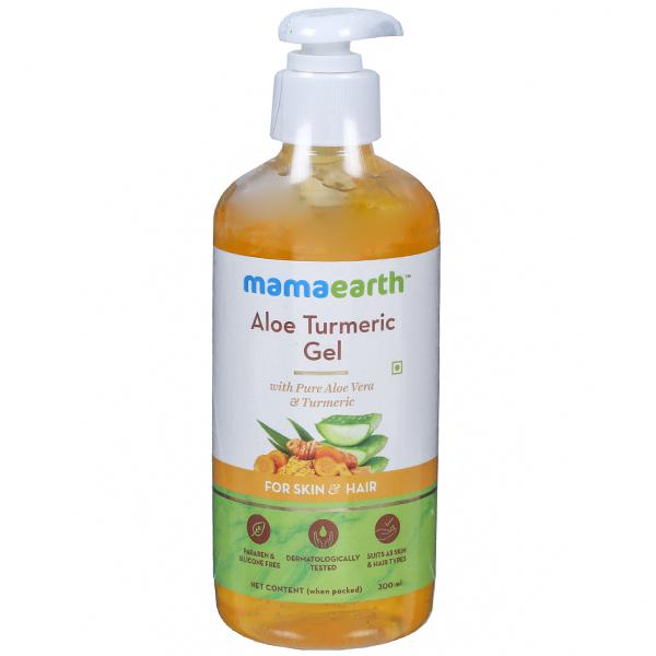 Buy Mamaearth Aloe Turmeric Gel with Pure Aloe Vera & Turmeric for Skin