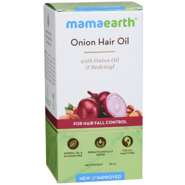 Buy Mamaearth Onion Hair Oil with Onion Oil & Redensyl for Hair Fall  Control 50 ml Online at Best price in India | Flipkart Health+