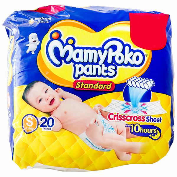 Ambitieus Pardon Straat Buy MamyPoko Pants Standard Diapers S (4 - 8 kg) Pack Of 20 Online at Best  price in India | Flipkart Health+