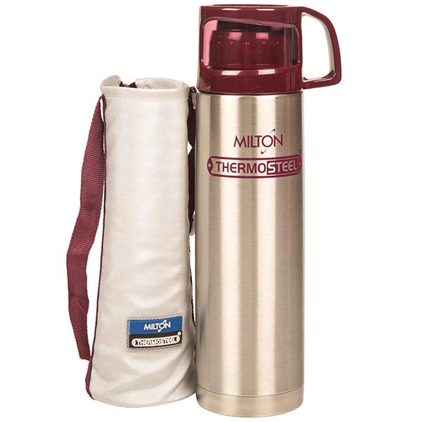 Buy Milton Thermosteel Glassy 1000 Flask Maroon 1000 Ml Online At Best Price In India Flipkart Health