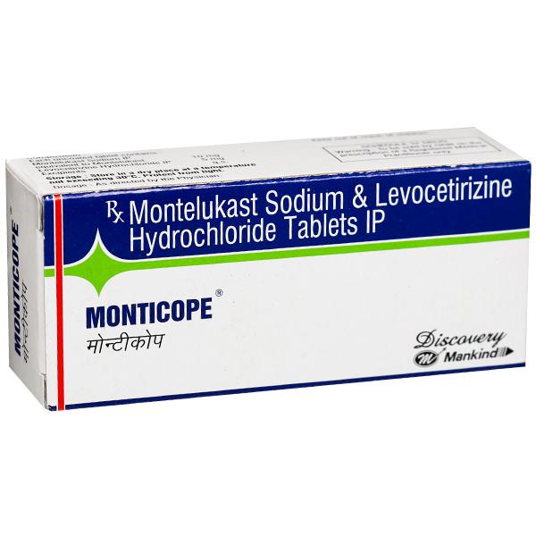 Monticope Tablet 10 Tab Price Overview Warnings Precautions Side Effects Substitutes Mankind Pharma Ltd Sastasundar Com