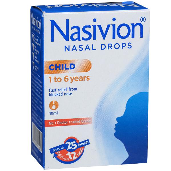 Buy Nasivion Child1 To 6 Years Nasal Drop 10 Ml Online At Best Price