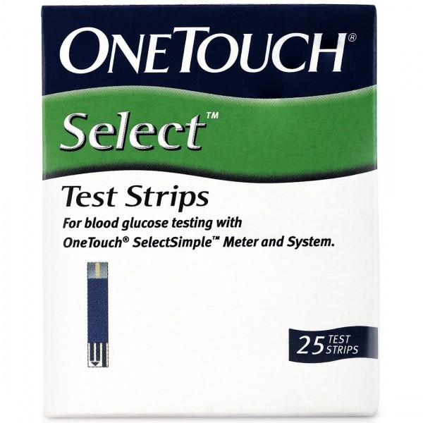 one touch select test strips 25 flipkart